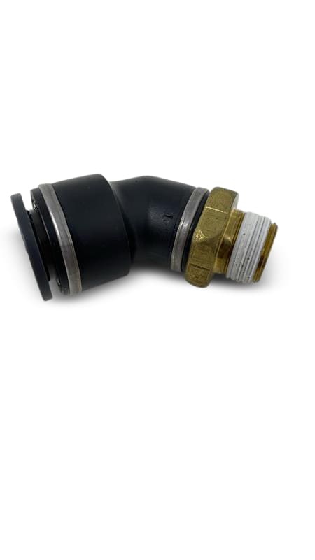 Wastebuilt® Replacement for 5/8 X 3/8 NPT DOT 45 Degree Male Elbow Connector