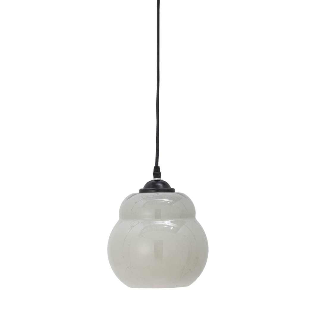 82068223 - Motella Pendant Lamp, Grey, Glass STOCK: 46