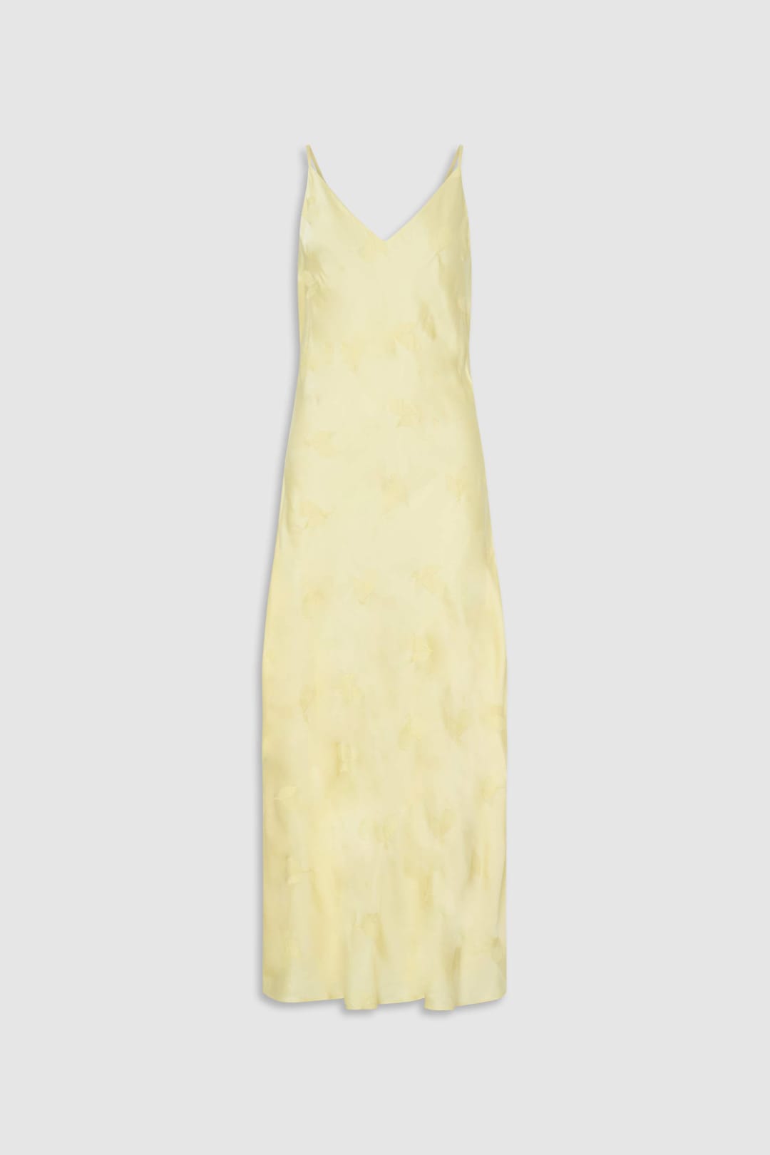 Embroidered Leaf Slip Dress