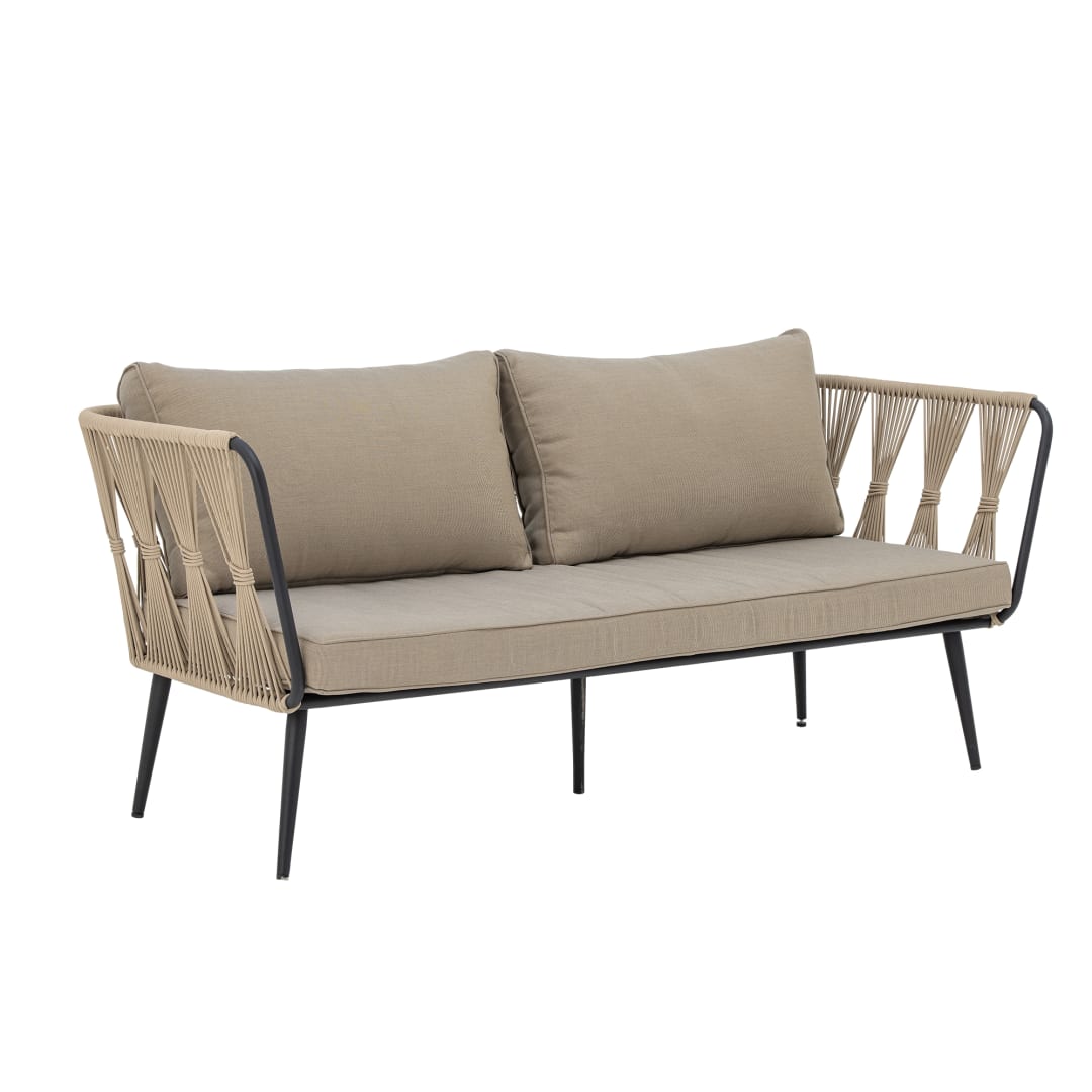 82064371 - Pavone Sofa, Brown, Iron STOCK: 76