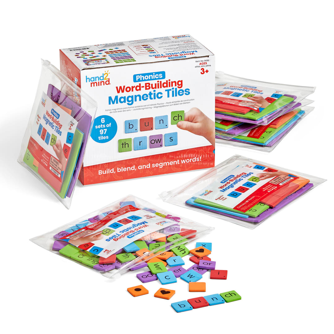Phonics Word-Building Magnetic Tiles