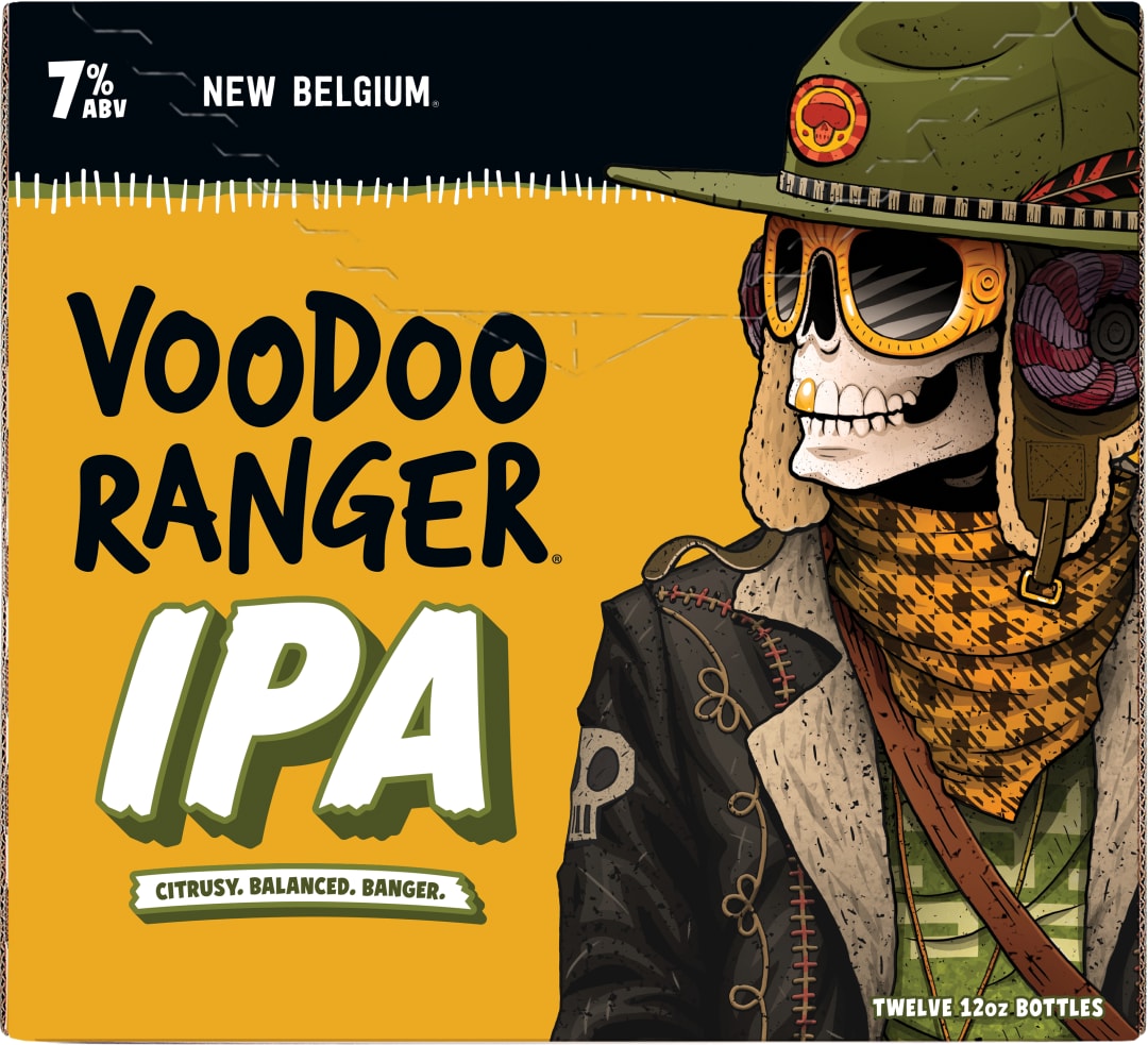 Voodoo Ranger IPA Beer, 12 Pack, 12 fl oz Bottles