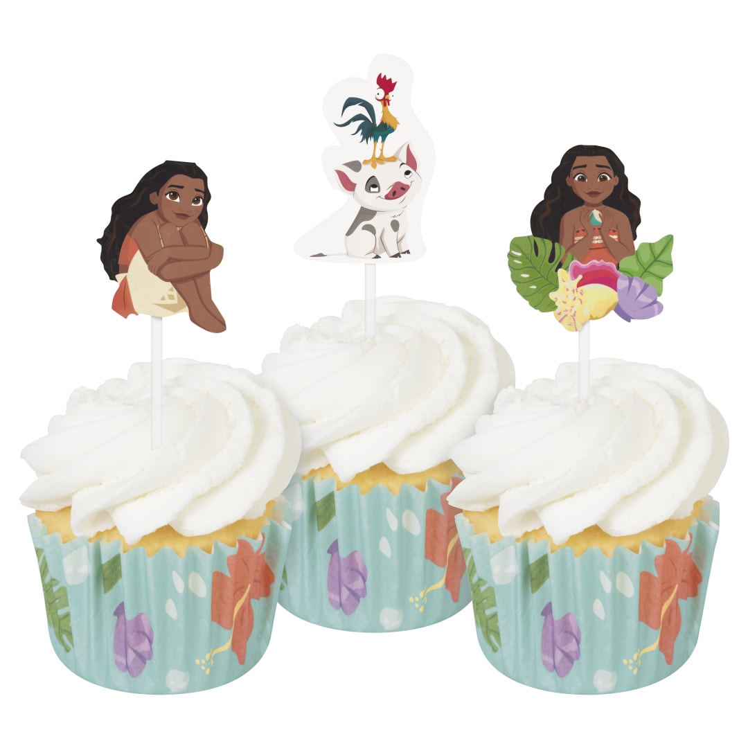 Disney Moana Cupcake Decorating Kit, 12pc