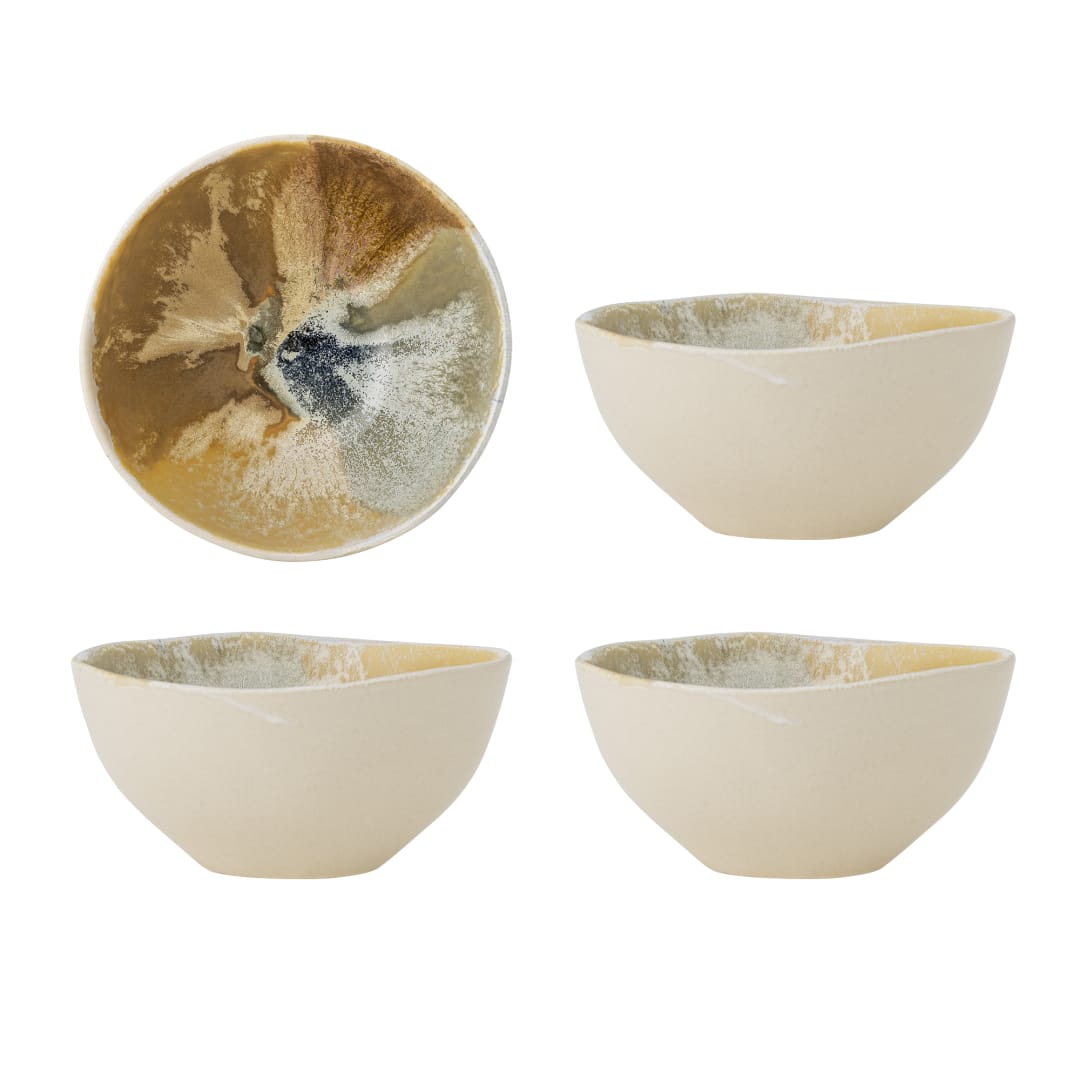 82072535 - Lacey Bowl, Multi, Stoneware STOCK: 30