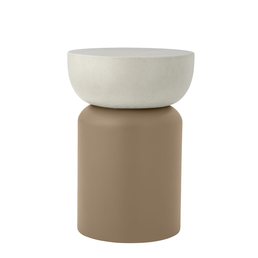 82069646 - Calana Side Table, Brown, Cement STOCK: 0