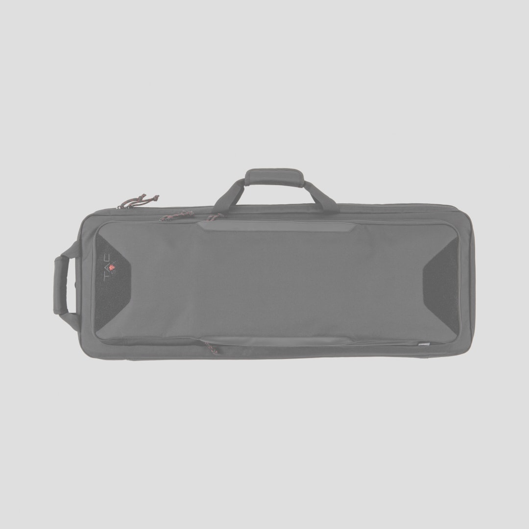 Tac-Six™ 34" Lockable Cohort Vertical Tactical Gun Case, Conceal Carry Pocket, Black