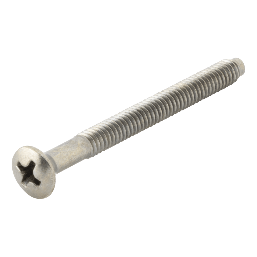 Door Screw Exterior for Thick Door in Satin Nickel Finish