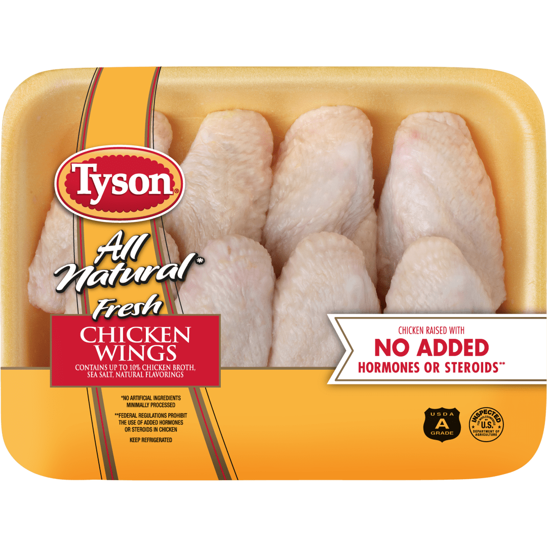 Tyson® All Natural Fresh Chicken Wings, 2.15 lb.