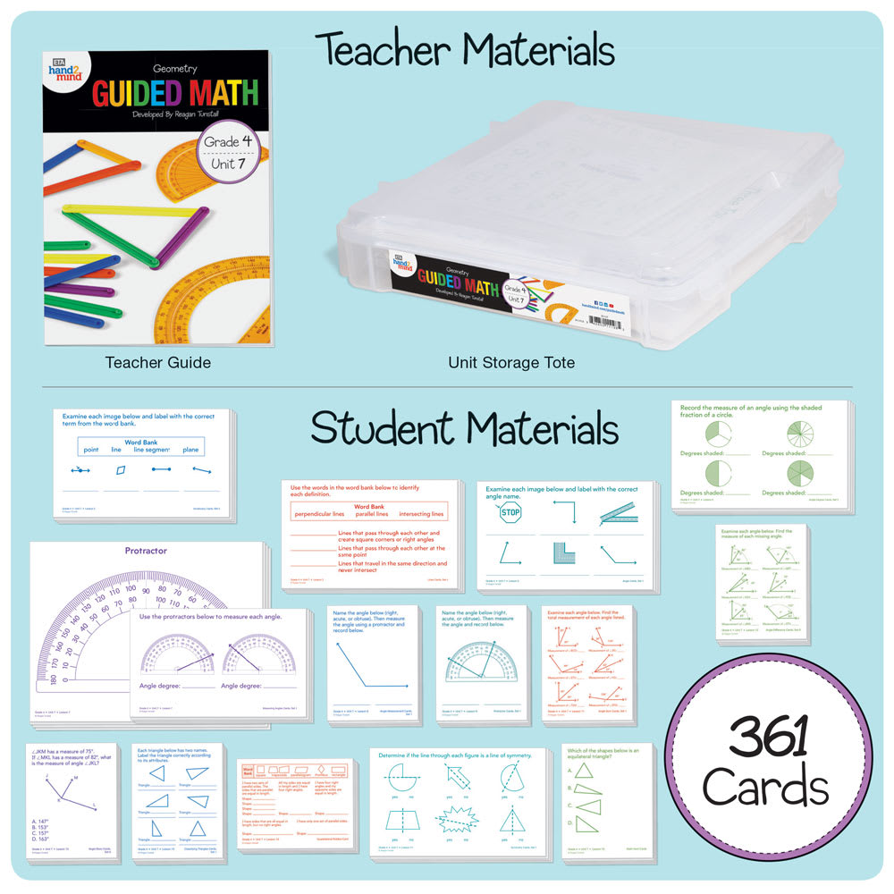 GUIDED MATH KIT, GEOMETRY G4U7