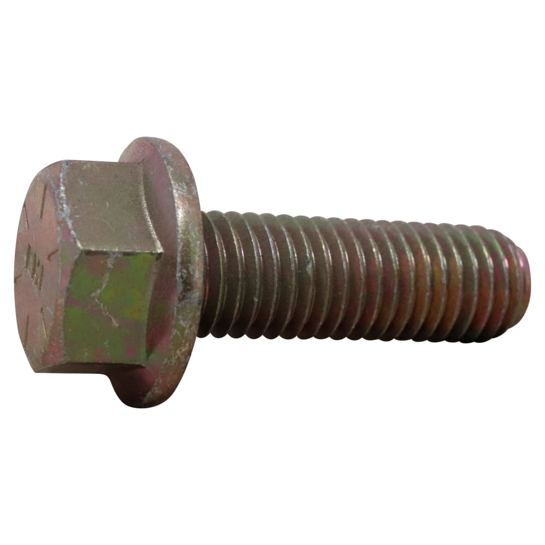 Wastebuilt® Replacement for McNeilus 1-5/8"-11 x 2" Flanged Hex Screw Grade 8 Yellow Zinc