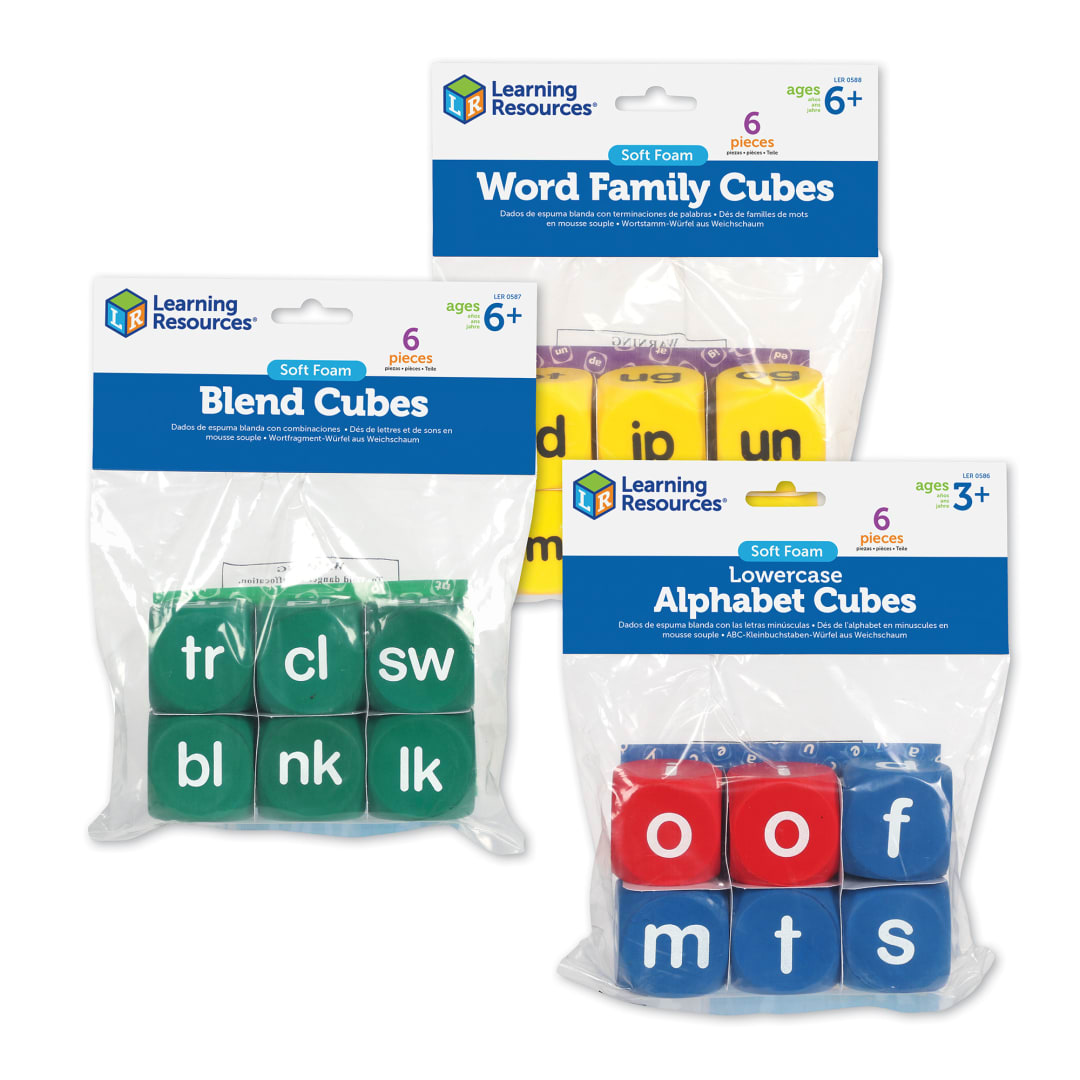PHONICS CUBES CLASS SET (18 PC)
