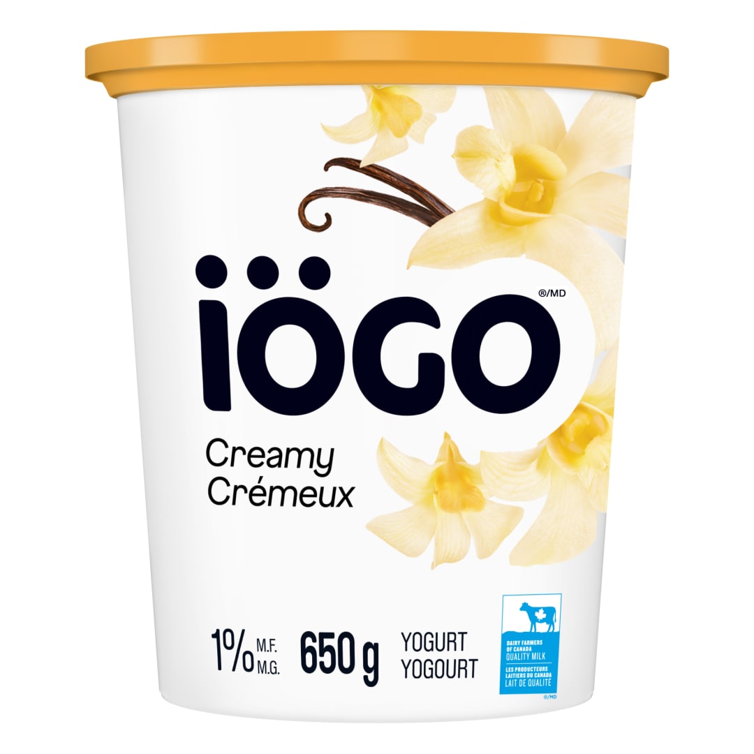 iÖGO Vanilla Lactose-Free Yogurt Tubs 1%