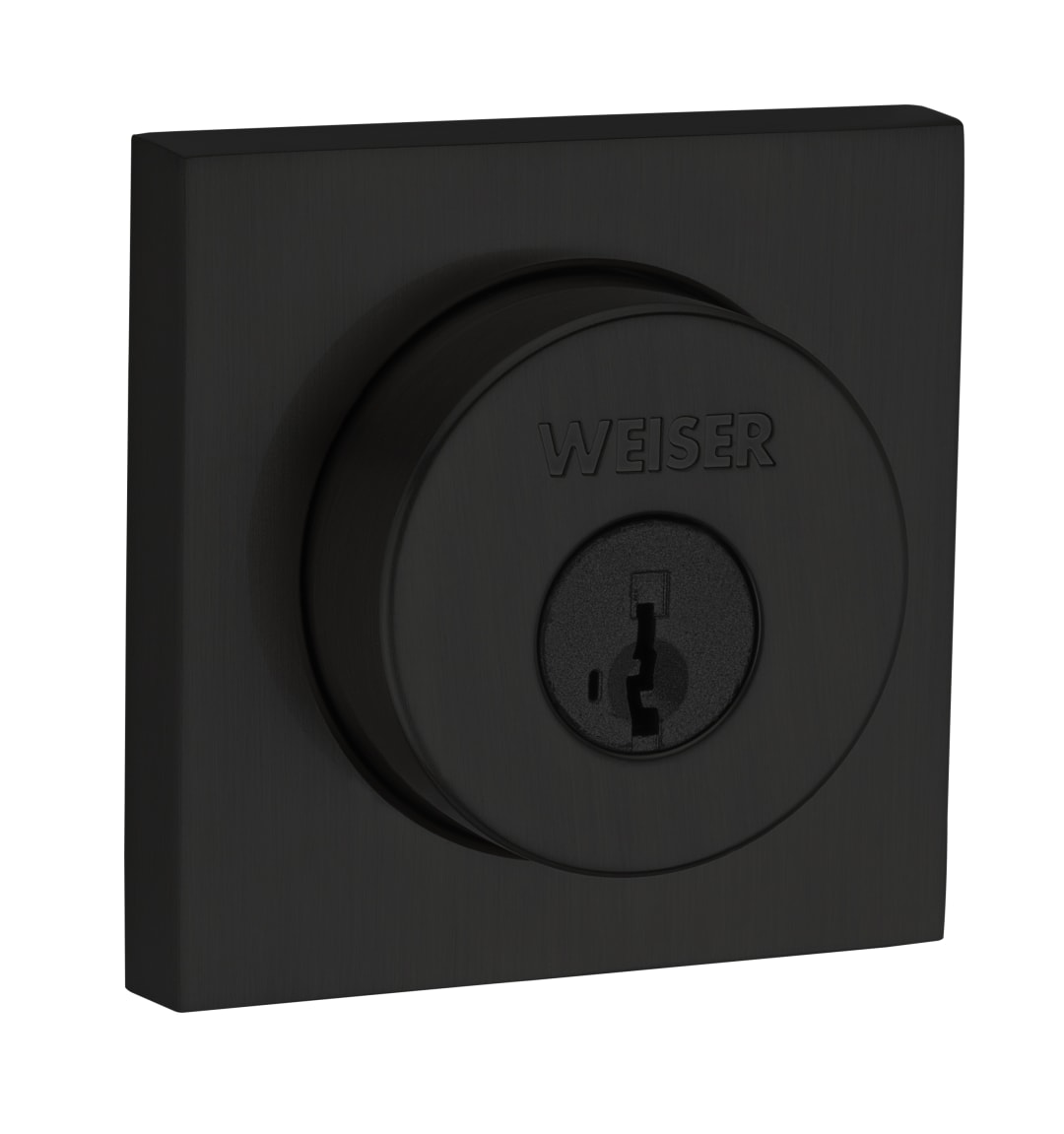 Metropolitan Boutique Square Deadbolt in Matte Black