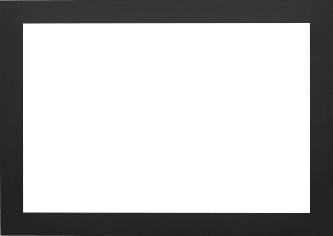 Faceplate - Small 4-Sided, 2.5" Black (for 4-Sided Backerplate) for Oakville™ X4
