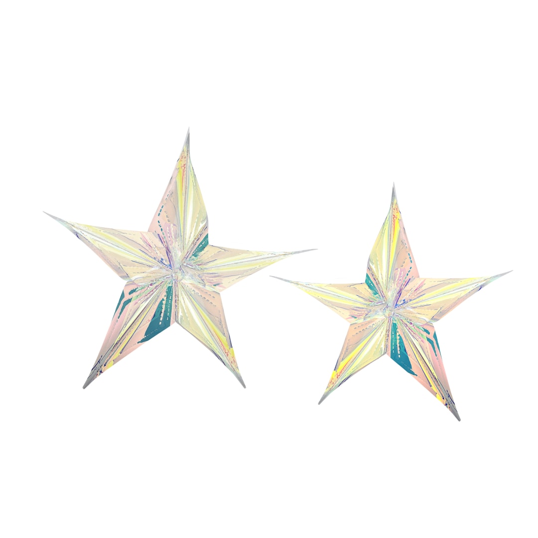 82072891 - Aikito Ornament, Clear, Plastic STOCK: 300