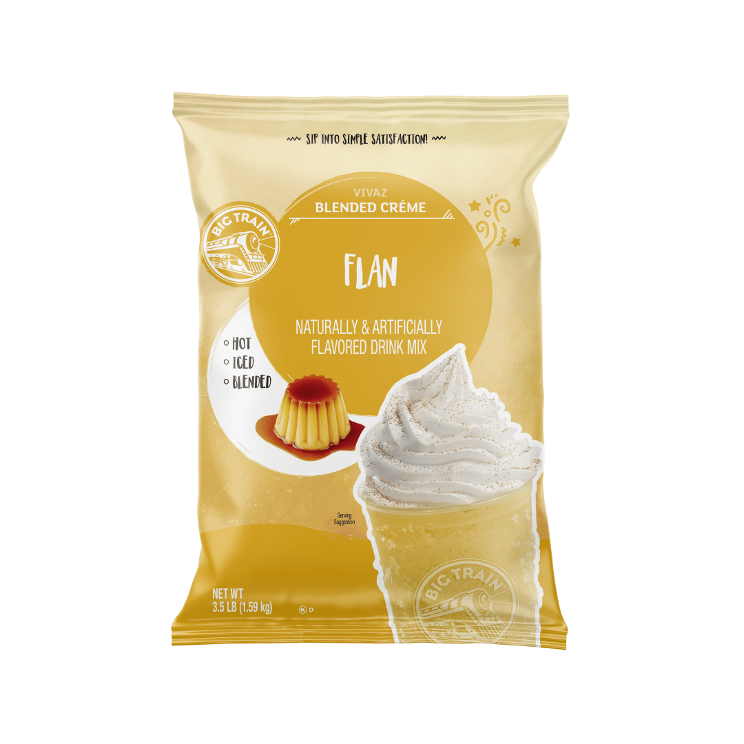 Big Train Vivaz Flan Blended Crème Drink Mix, 5 x 3.5 lb