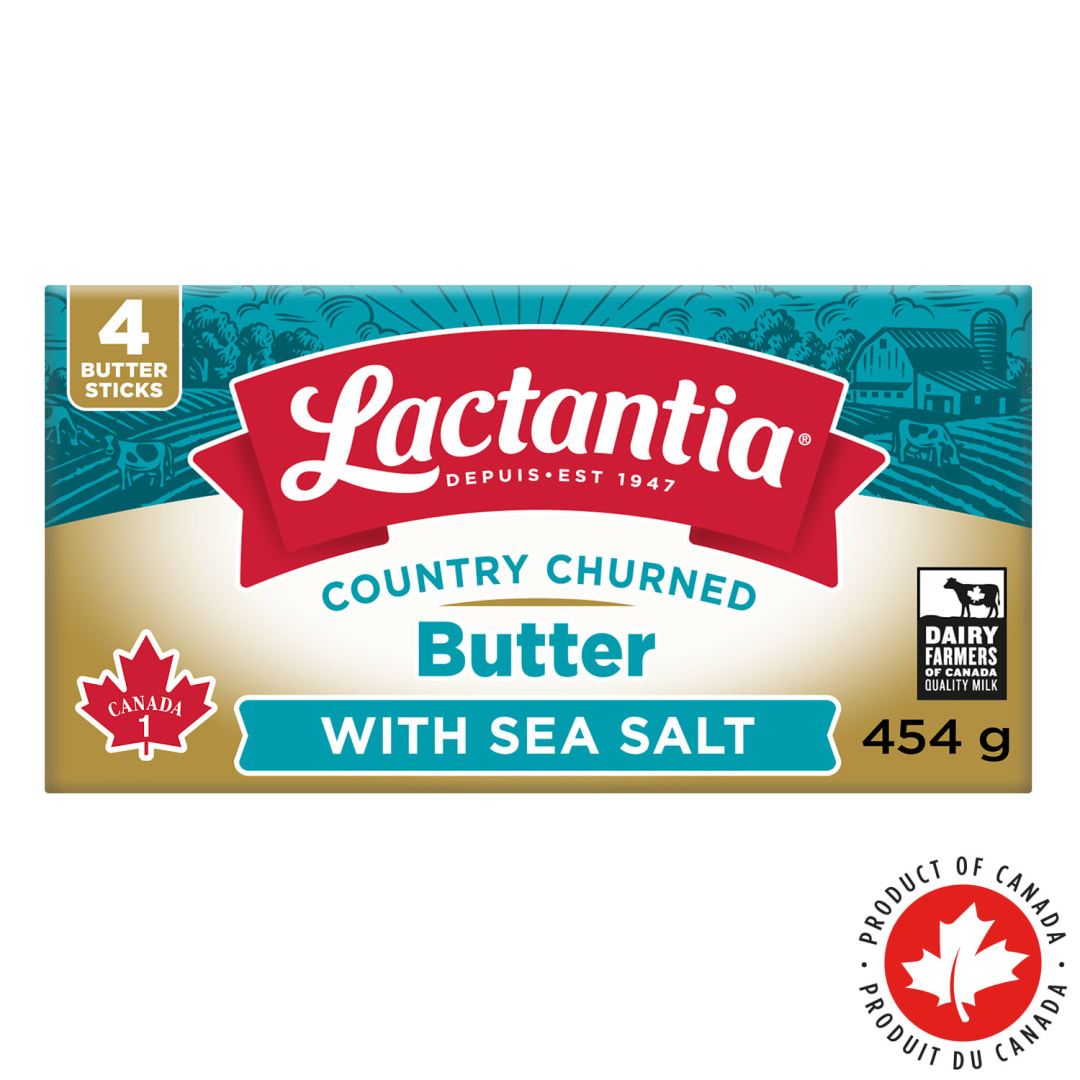 Lactantia Sea Salted Butter Sticks, 454g