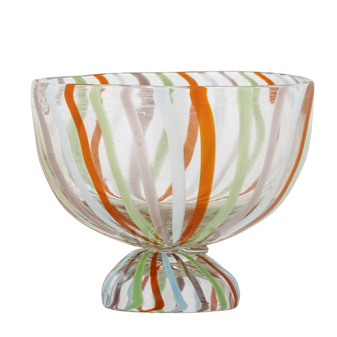 82060390 - Savya Bowl, Multi, Glass STOCK: 58