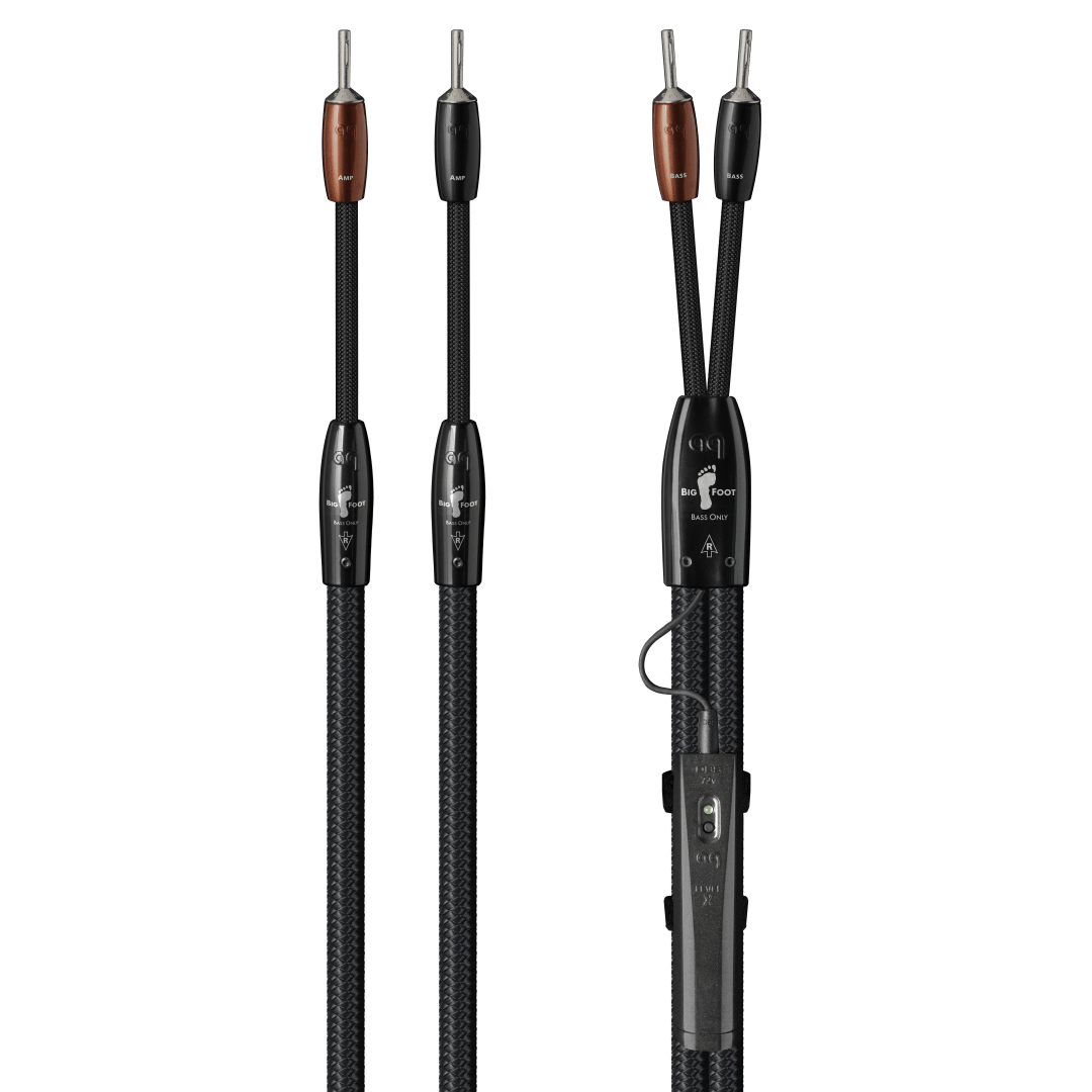 AudioQuest BigFoot Bass-Only Speaker Cable w/ RF/ND-Tech for Midrange and Bass