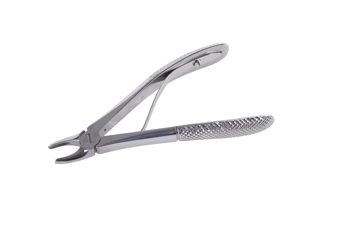 KRUUSE Dental Extraction Forceps, Dog 12.3cm / 2mm Gape