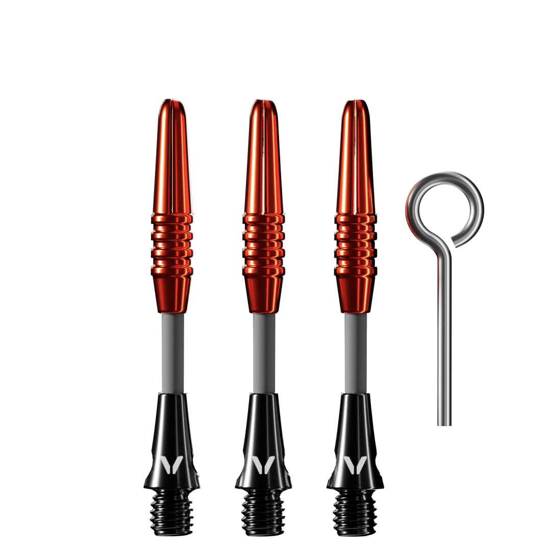 Viper Carbon Fiber Dart Shafts | Short | Red