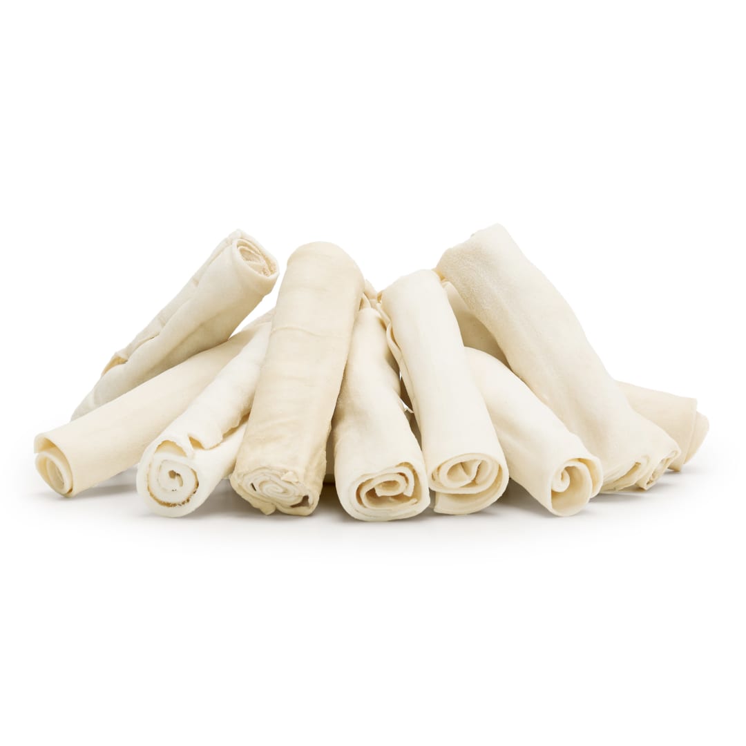 Treatly American Sourced Beefhide Rolls Natural, Small, 22 Pack