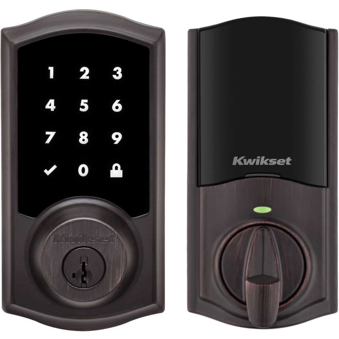 918 HomeConnect Electronic Deadbolt featuring SmartKey Security™ and Z-Wave Technology in Venetian Bronze