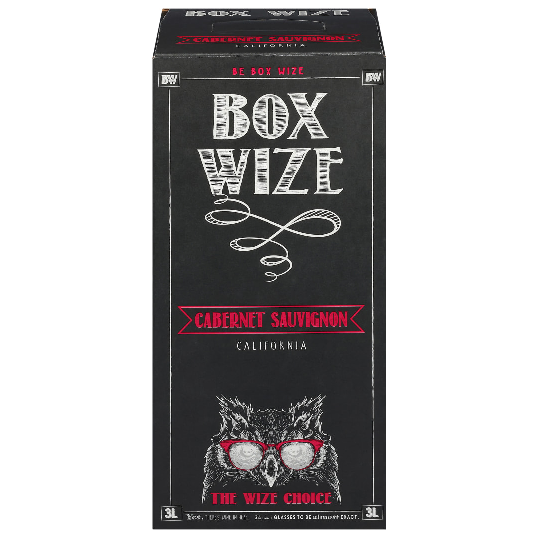 Box Wize Cabernet Sauvignon Red Wine, California, 3L, 13% ABV