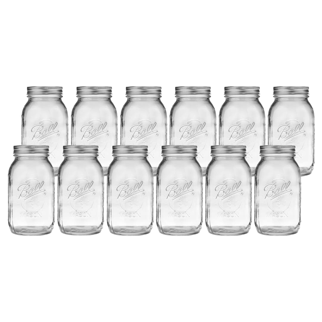 BALL RM 32OZ QUART JAR 12PK CLUB CA