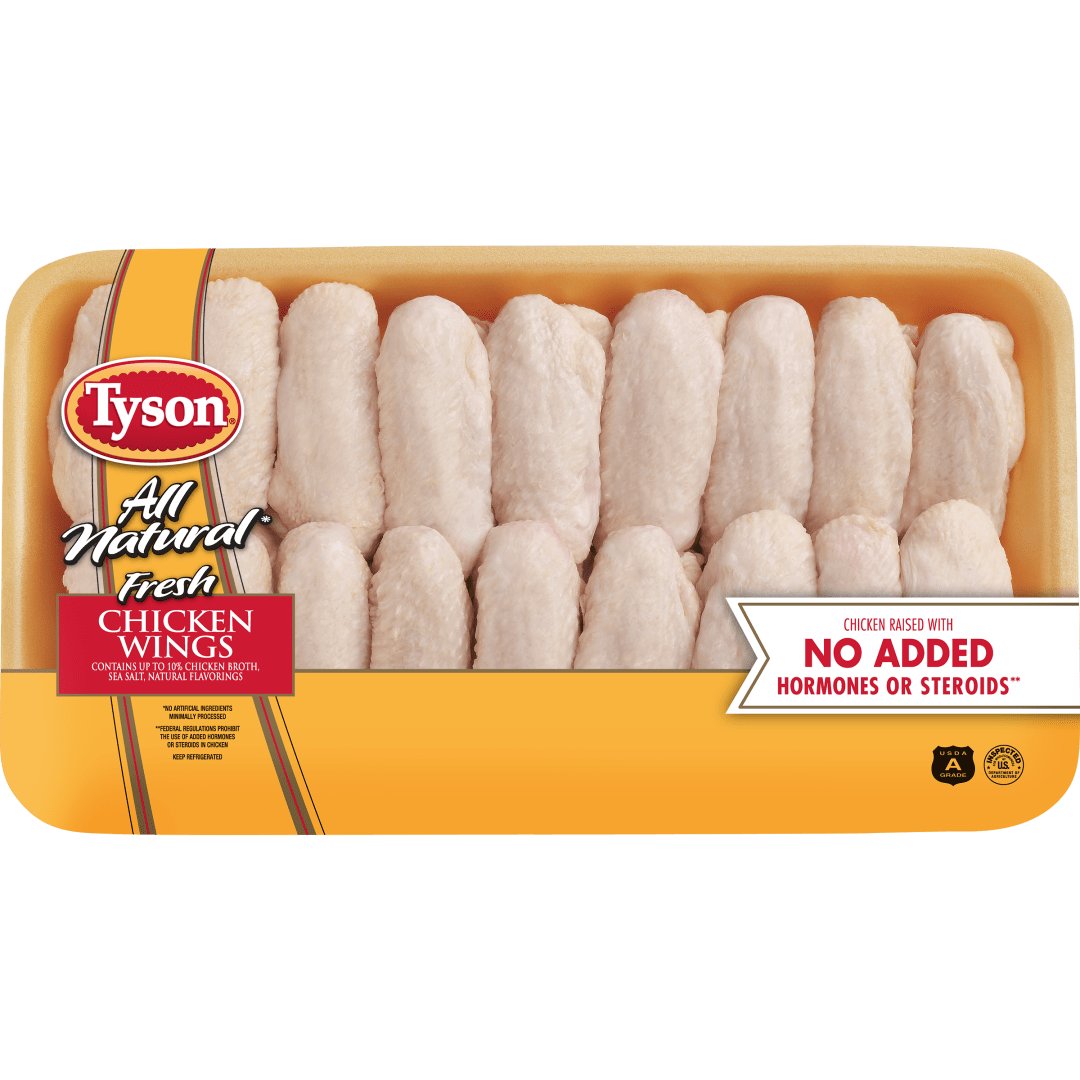 Tyson® All Natural Fresh Chicken Wing Sections, 4.5 lb.