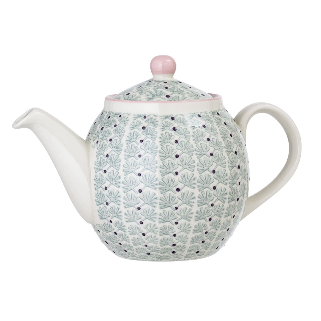 82040573 - Maya Teapot, Green, Stoneware STOCK: 300