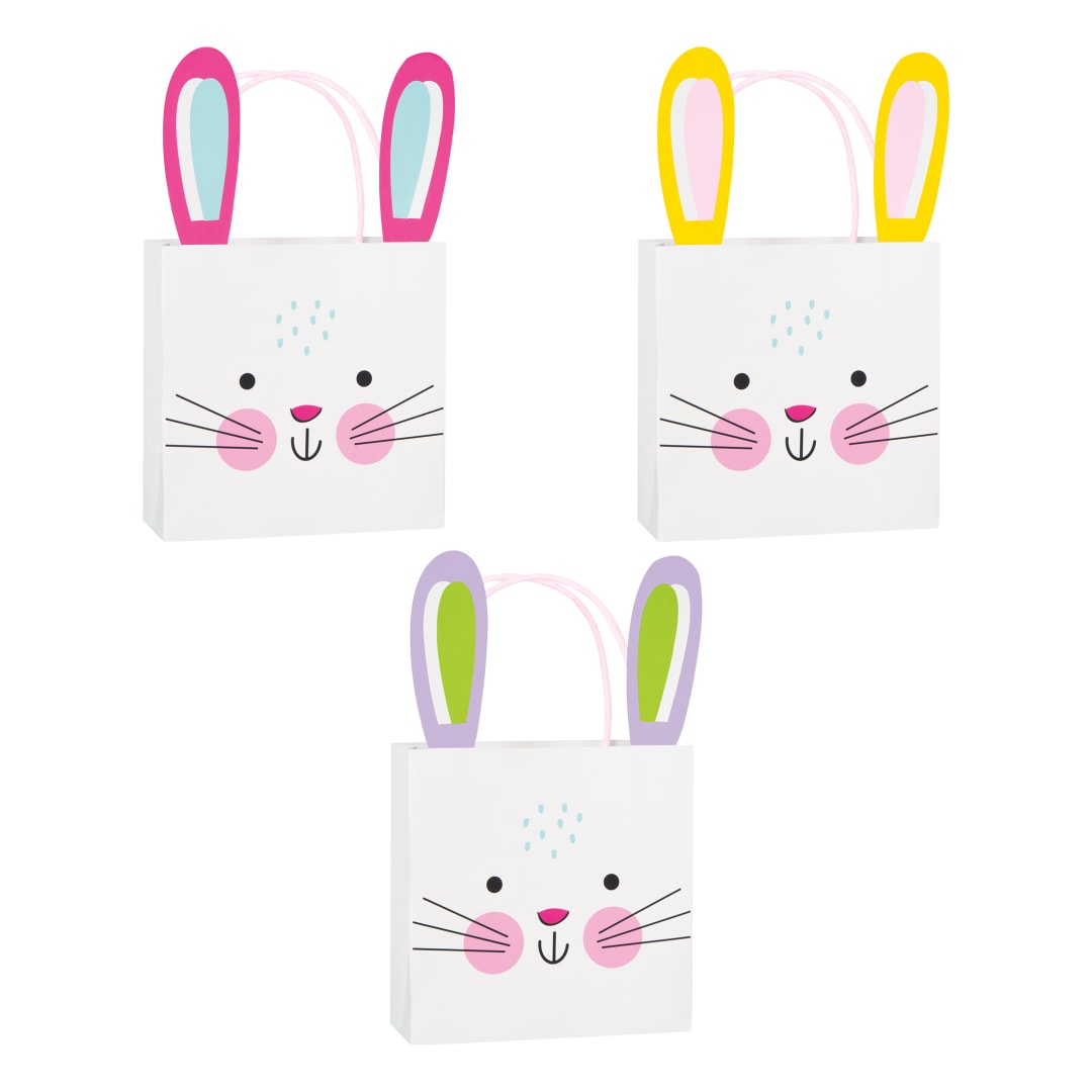 Bunny Ear Easter Treat Bags, 3ct