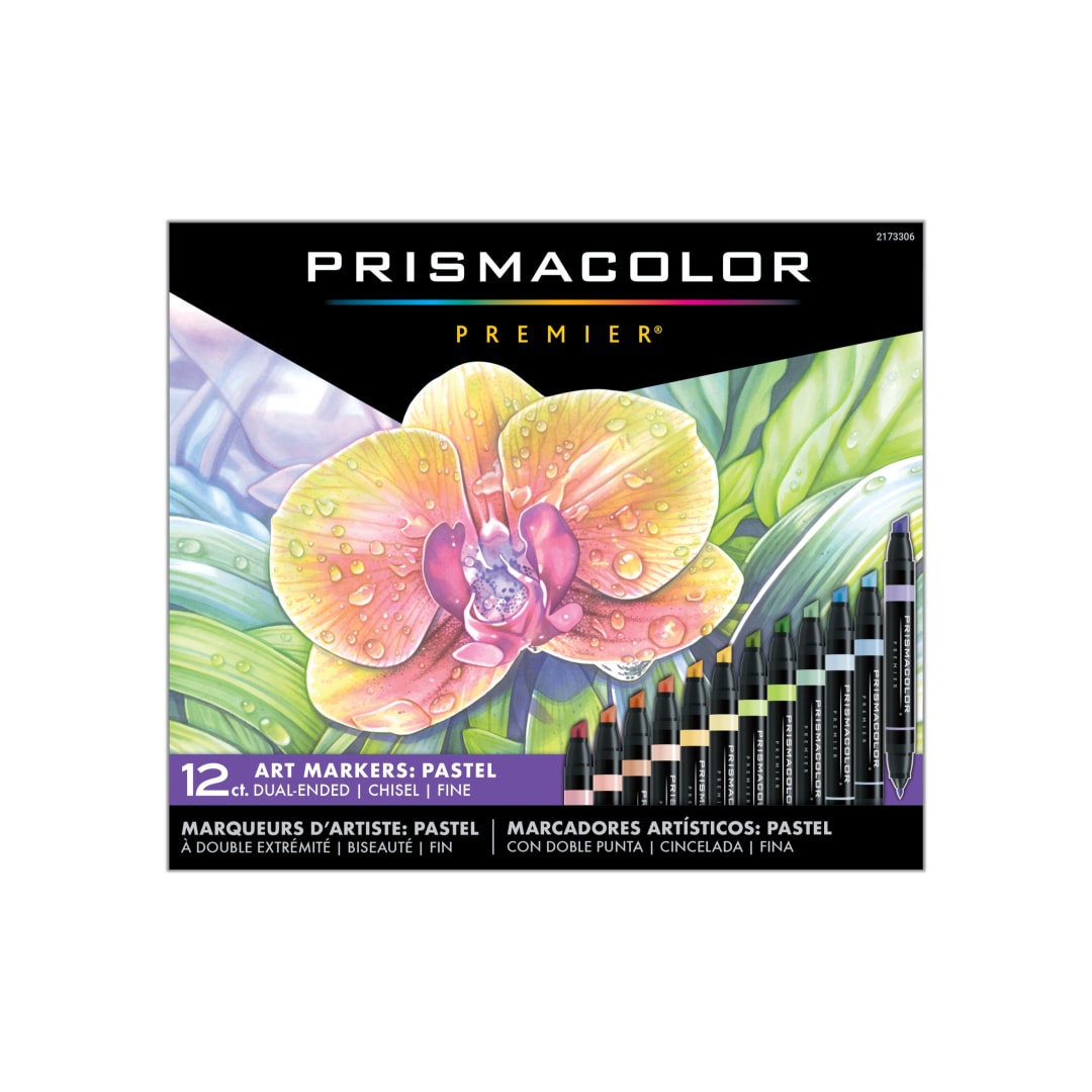 PRSMCLR PRMR CHSL FN MRKR PASTEL 12CT