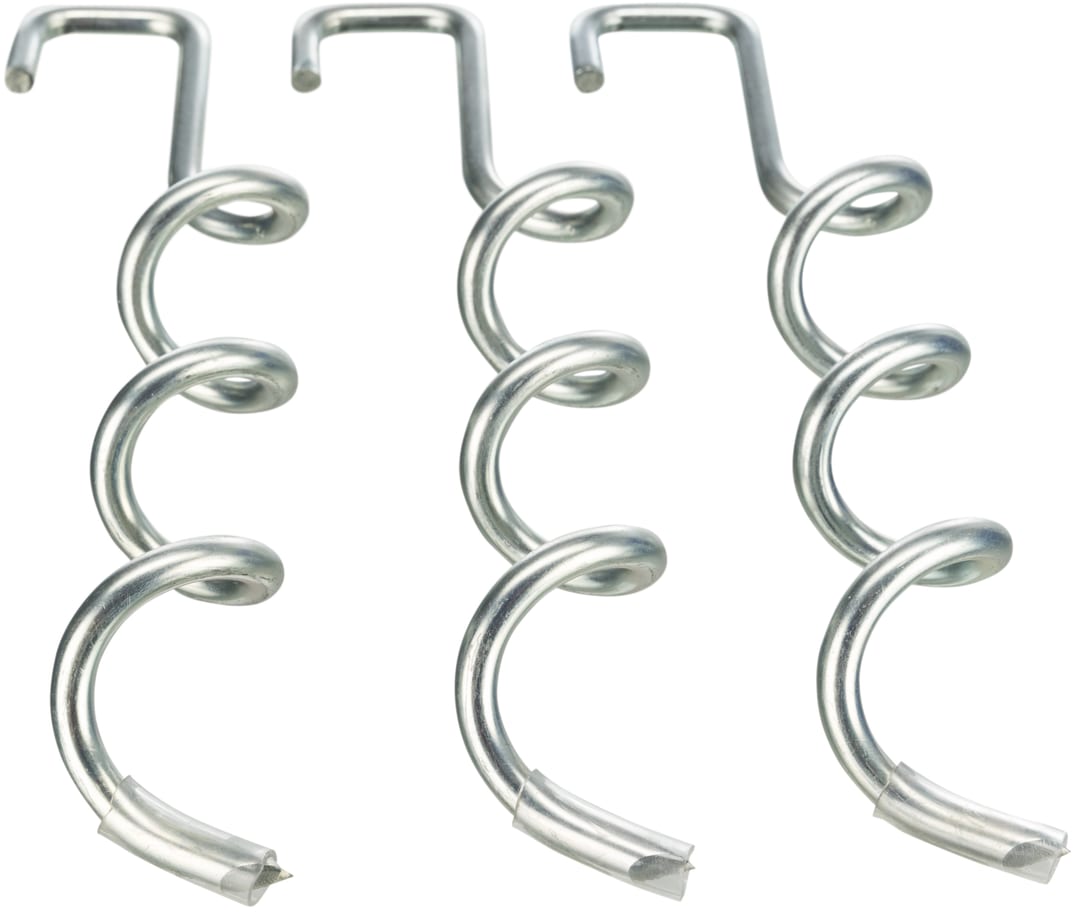 Heavy Duty Steel Ground Stakes, 3 pc