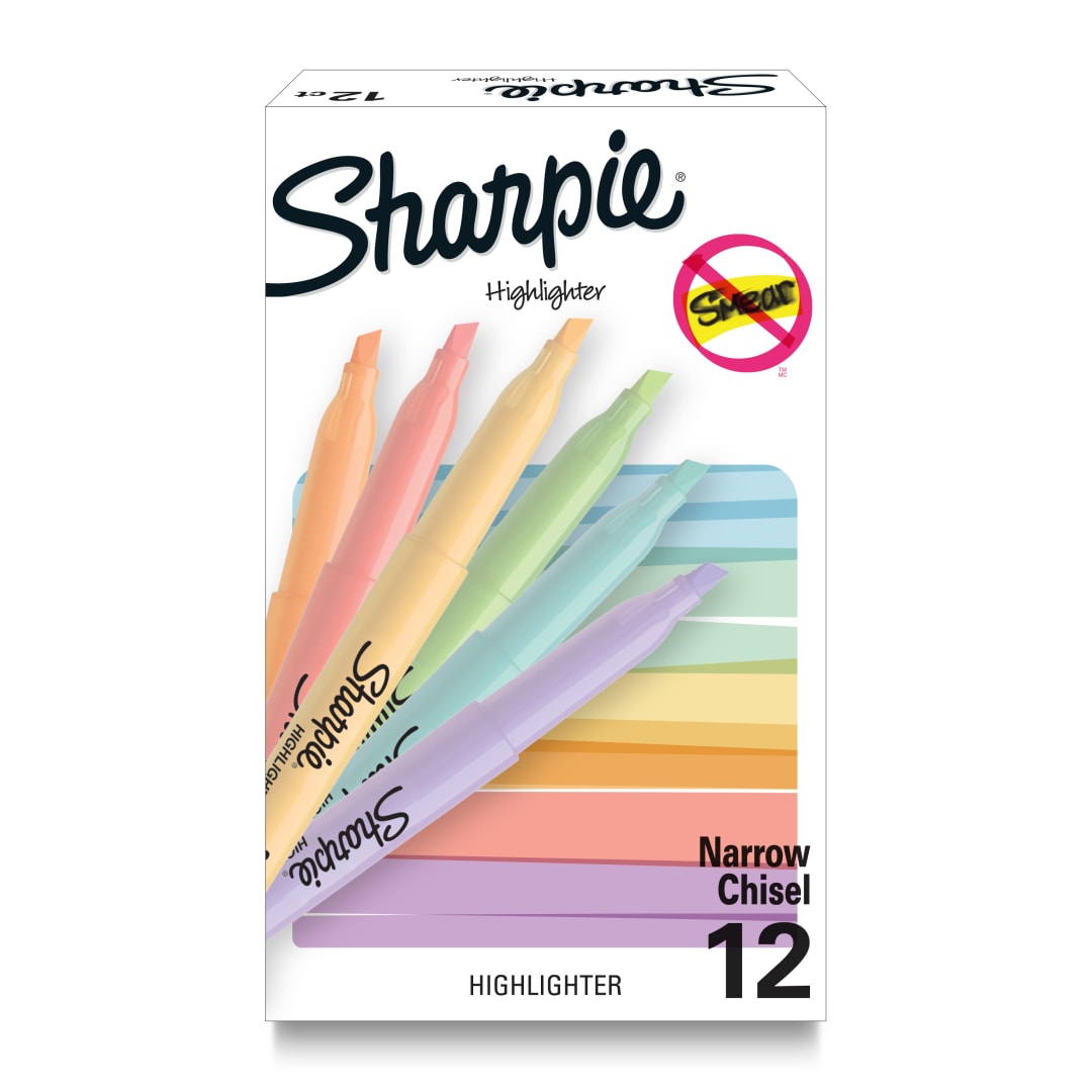 SHARPIE POCKET PASTEL ASST 12CT BOX