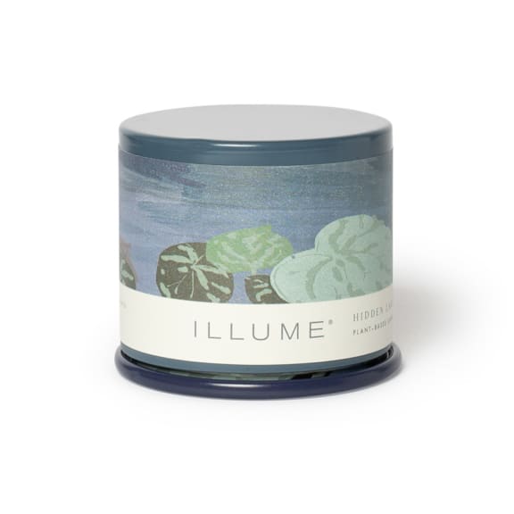 4536400200 - Hidden Lake Demi Vanity Tin Candle, Blue, STOCK: 164