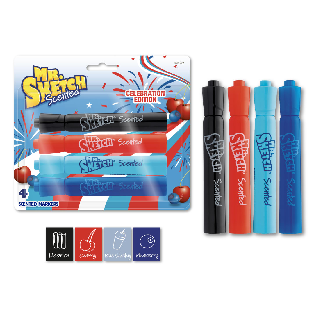 MR SKETCH ASST 4CT CHISEL 250TH