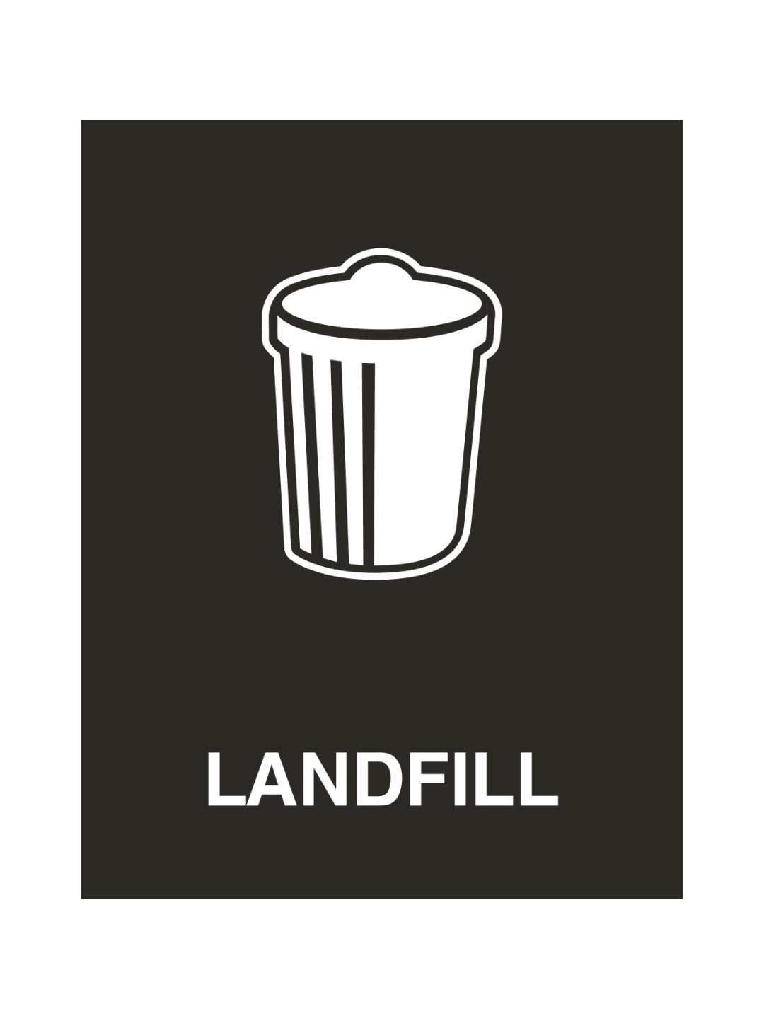 ASPYRE - Sign - Landfill - Black