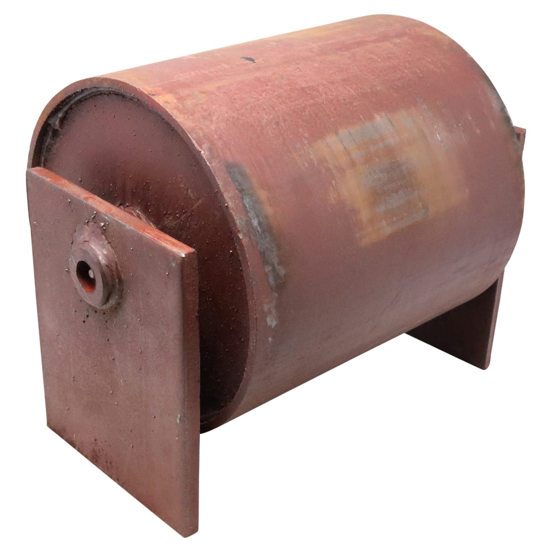 Wastebuilt® Replacement for Leach Roller 8" Diameter x 10" Length with Brackets