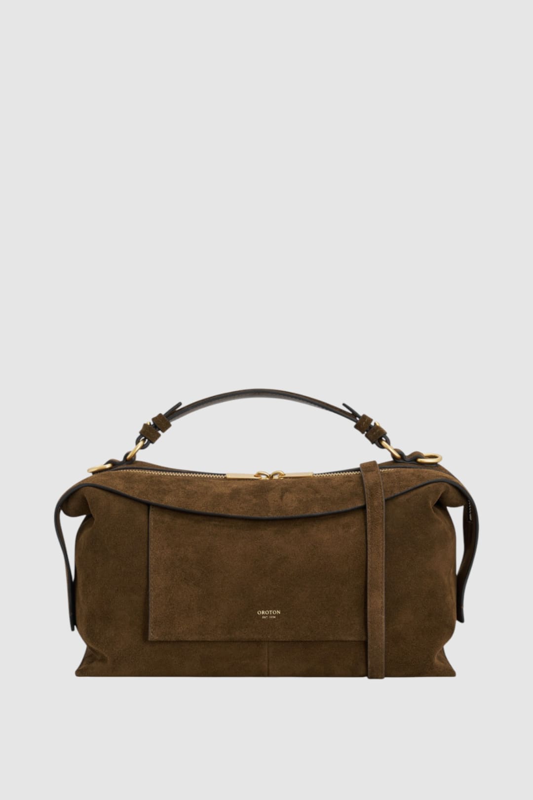 Mica Suede Large Bowler