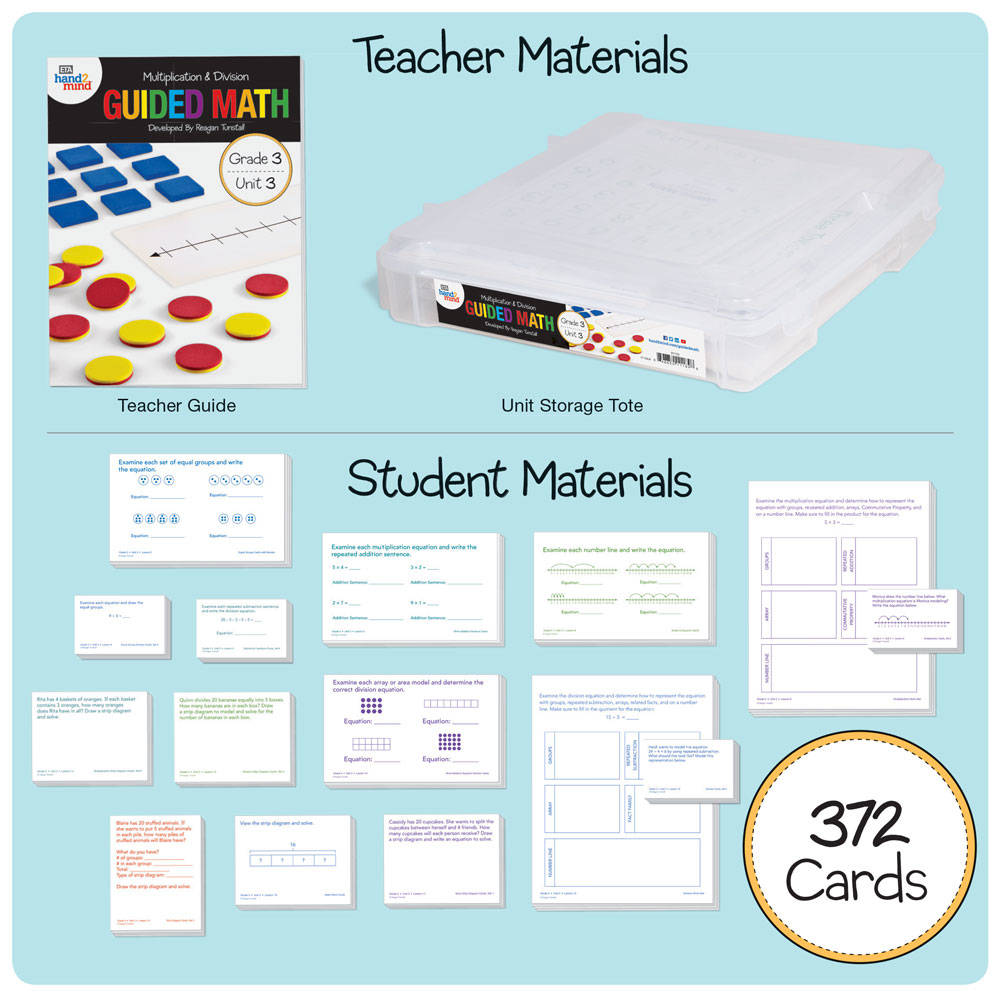GUIDED MATH KIT, MULTIPLY-DIVIDE G3U3