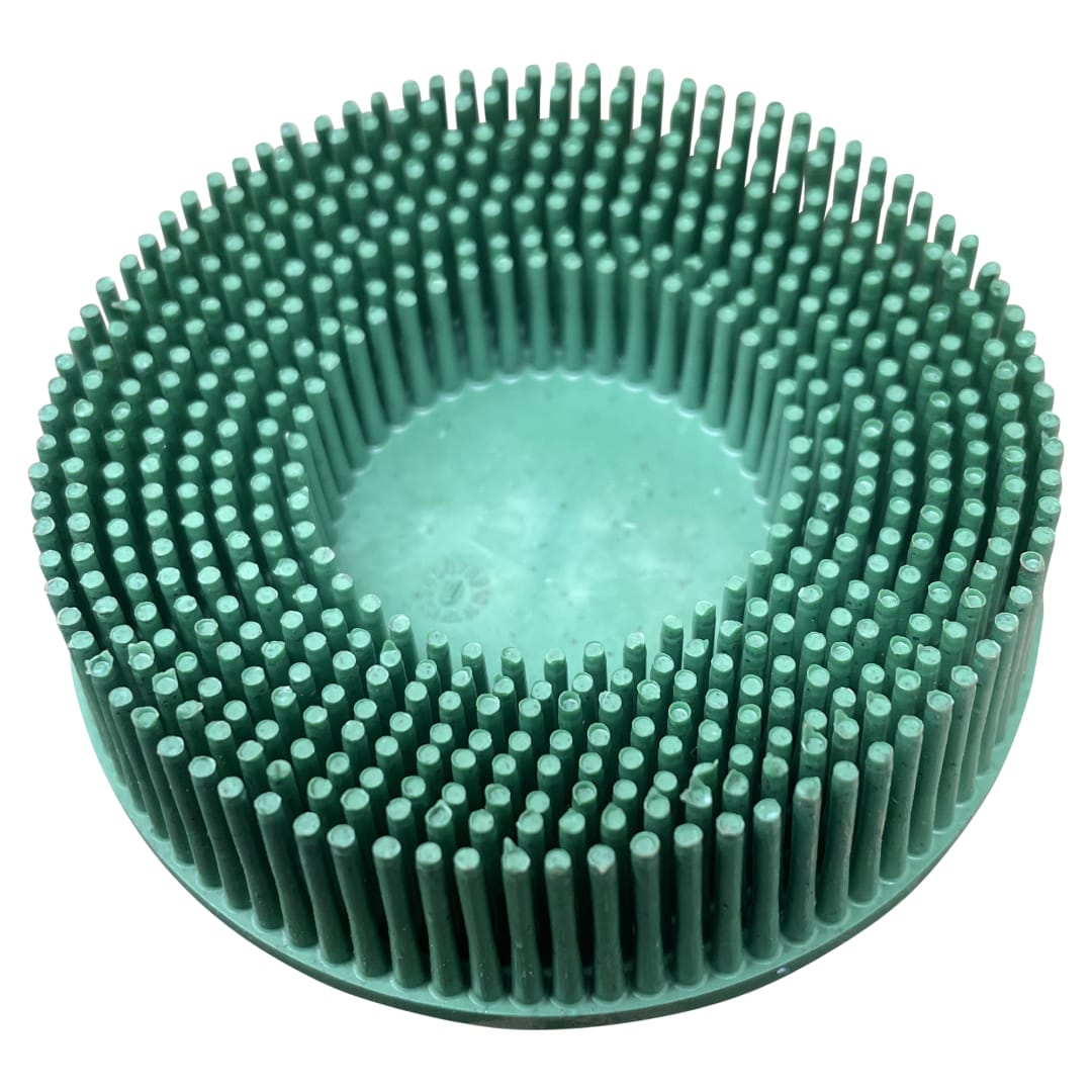 3" Green Bristle Brush 50 Grit
