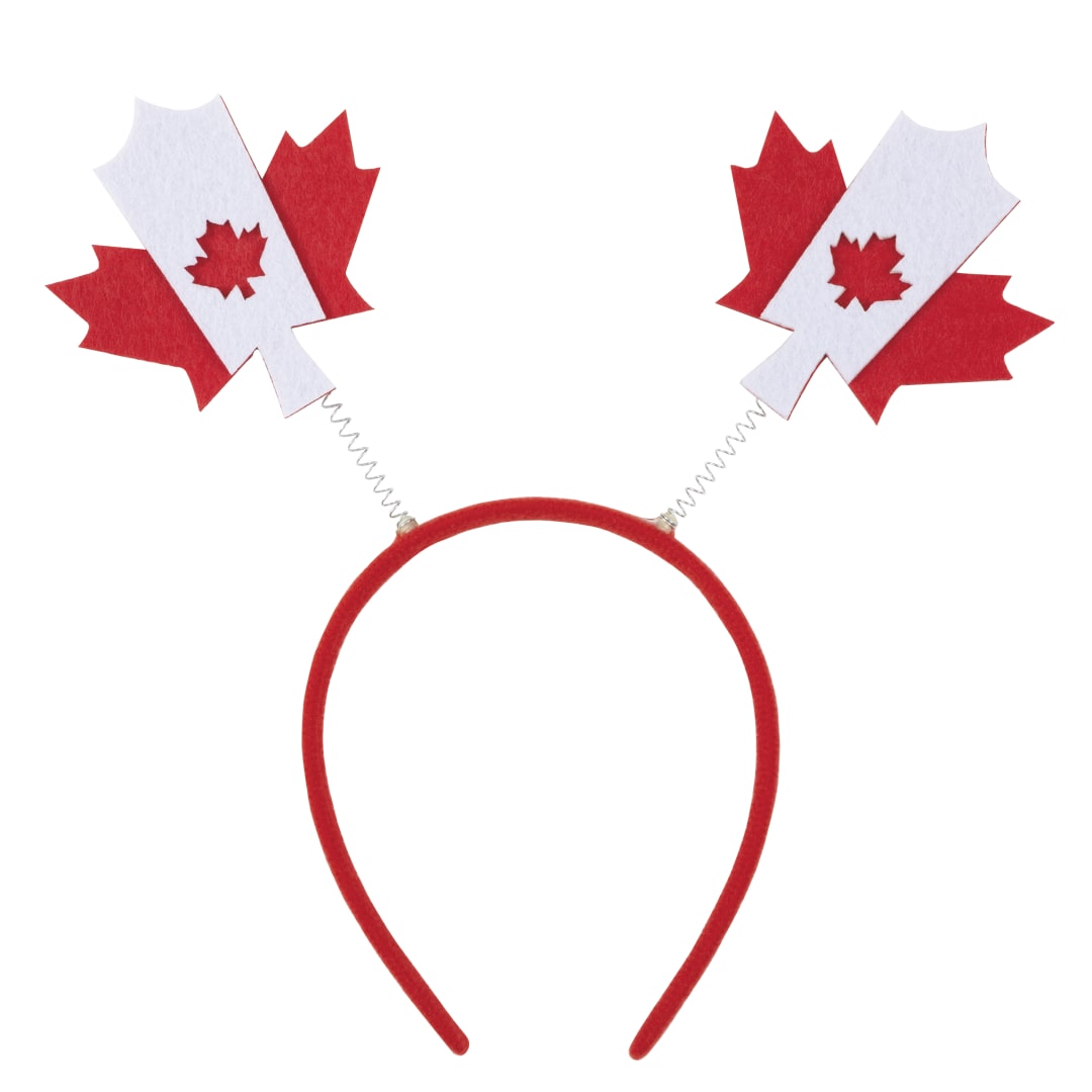 Canada Day Maple Leaf Bopper Party Headband
