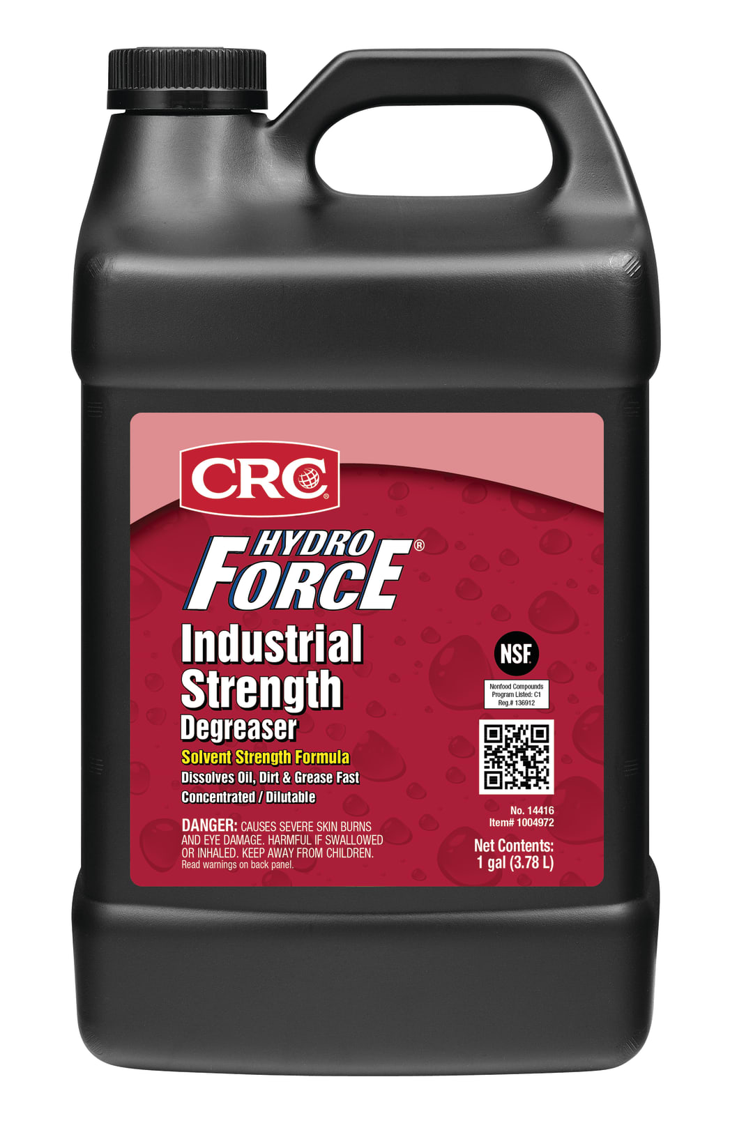 CRC HydroForce Industrial Strength Degreaser 1X1GL