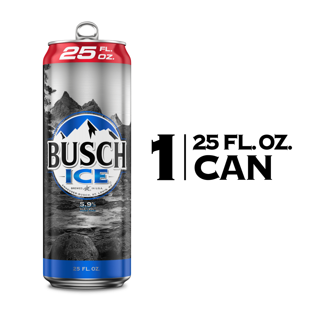 Busch Ice Beer 25 fl oz