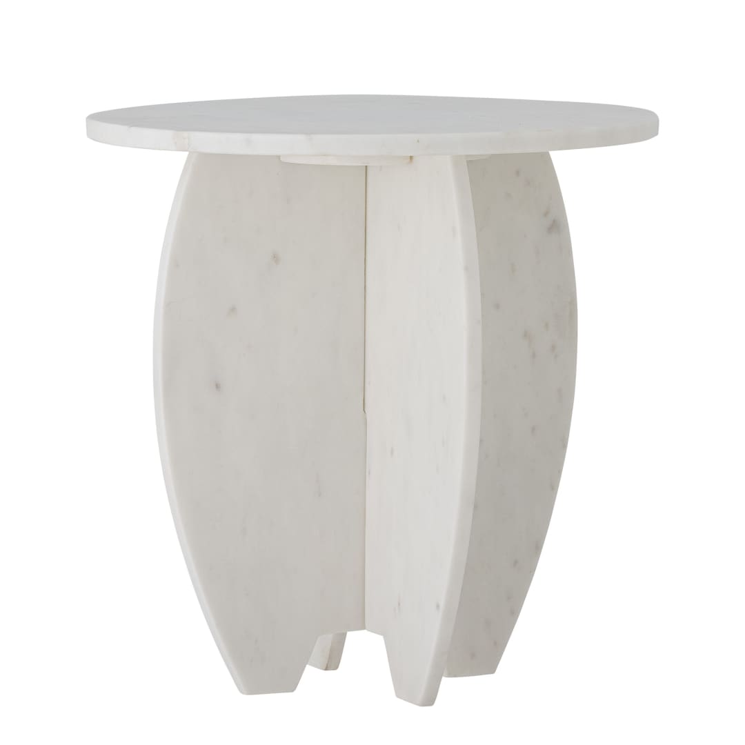 82064396 - Sendai Pedestal, White, Marble STOCK: 23