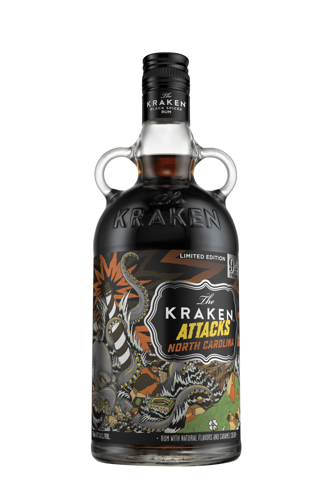 Kraken Rum 94 Proof - Kraken Attacks NC