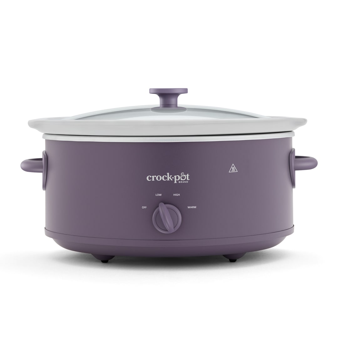 Crock-Pot® Design Series 7-Quart Manual Slow Cooker, Purple Potato