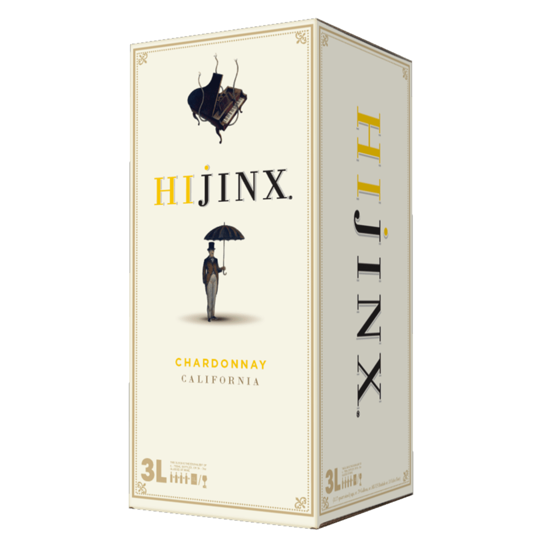 Hi-Jinx Chardonnay White Wine, California, 3L, 13% ABV