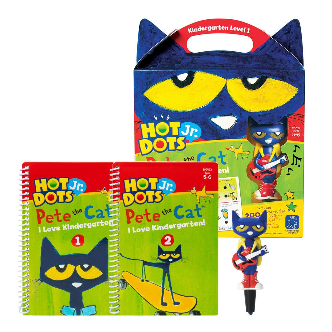 HOT DOTS JR. PETE THE CAT I LOVE KINDER